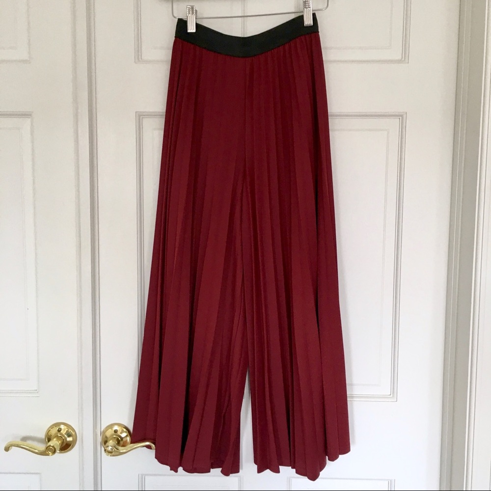 Oak + Fort Elastic Waist Pleated Pants - Picture 3 of 8